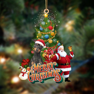 Ornament- Miniature Pinscher 2-Christmas Tree&Dog Hanging Ornament, Happy Christmas Ornament, Car Ornament