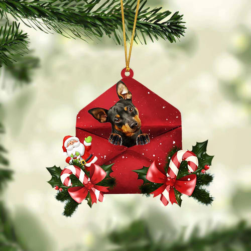 Miniature Pinscher Christmas Letter Ornament Dog Christmas Decoration
