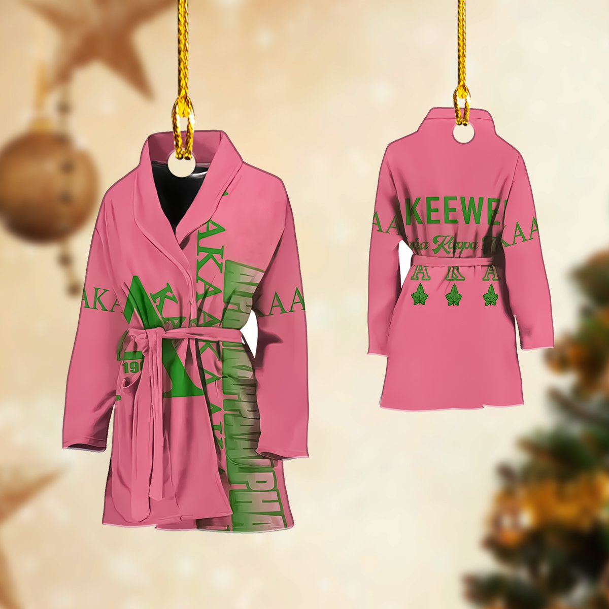 Pink AKA Vest Car Ornament