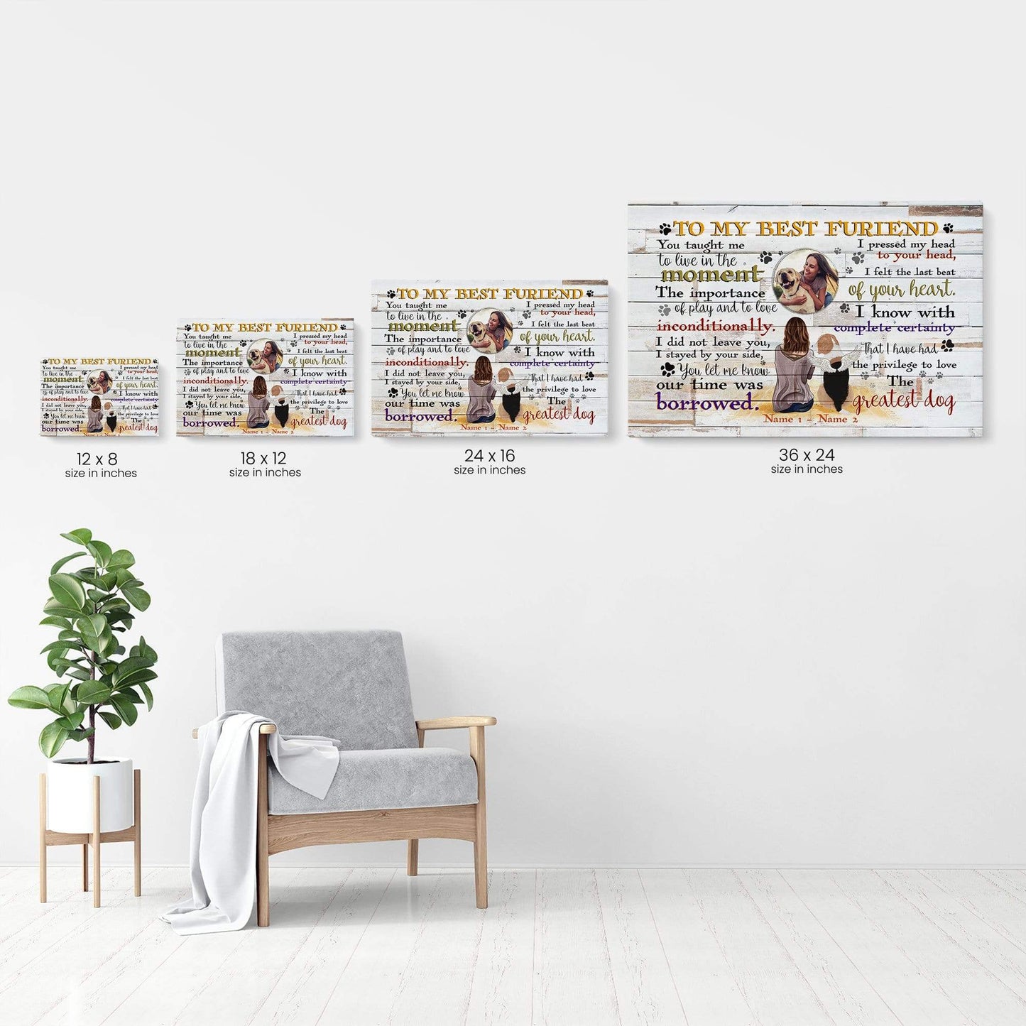 The Greatest Dog - I Have Had The Privilege To Love Canvas