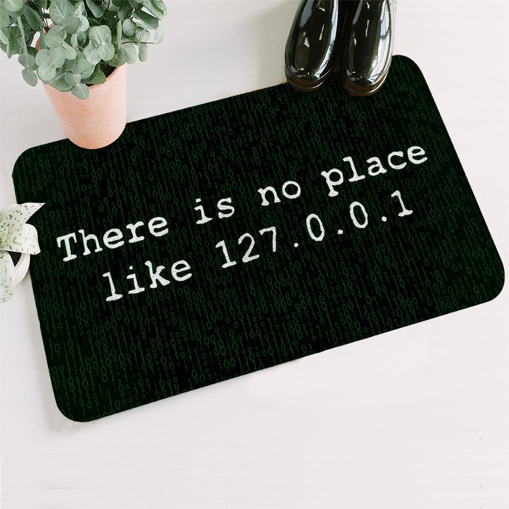 There's No Place Like 127.0.0.1 Geek Doormat