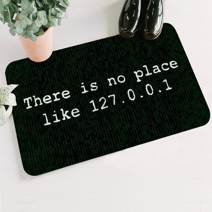 There's No Place Like 127.0.0.1 Geek Doormat