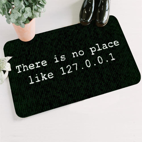 There's No Place Like 127.0.0.1 Geek Doormat