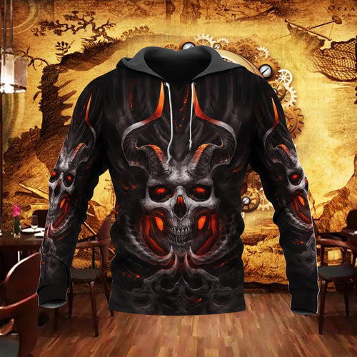 Skull Gifts Skull Satan US Unisex Size Hoodie