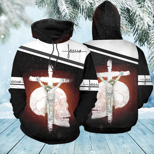 Skull Gifts Skull And Jesus US Unisex Size Hoodie