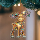Moose Christmas Light Hanging Ornament, Animal Christmas Ornaments