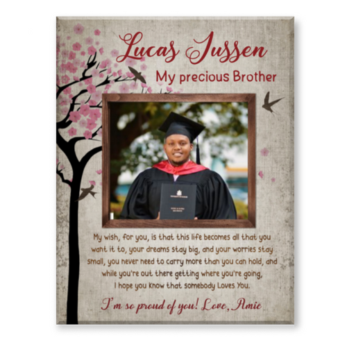 Graduation Gift For Brother, Graduation Present For Brother, Grad Gifts For Brother