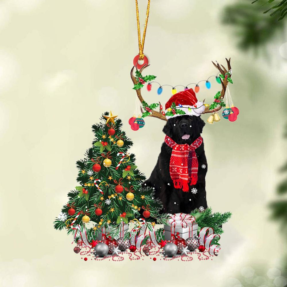 Newfoundland-Christmas Tree Gift Hanging Ornament