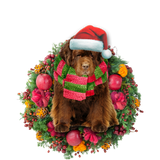 Godmerch- Ornament- Newfoundland Christmas Ornament, Happy Christmas Ornament, Car Ornament