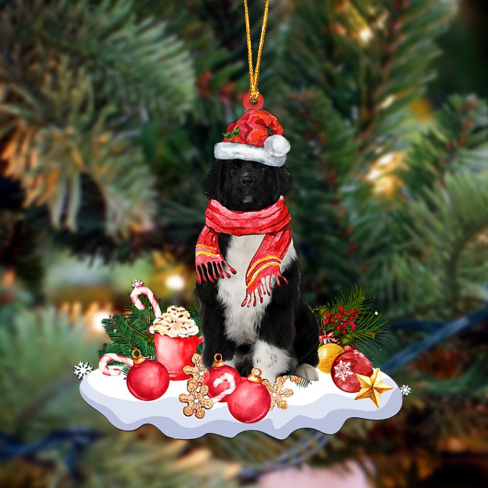 Godmerch- Ornament- Newfoundland 1-Better Christmas Hanging Ornament, Happy Christmas Ornament, Car Ornament