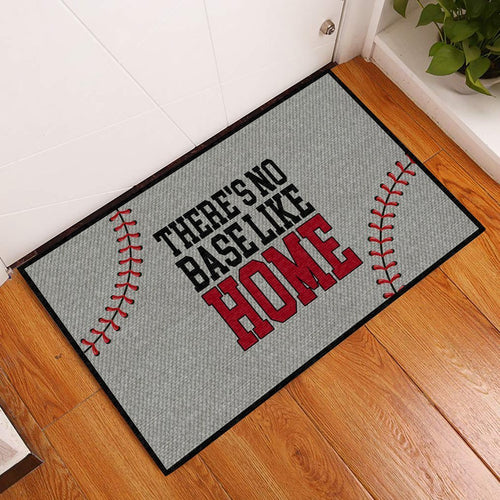 No Base Like Home Baseball Doormat
