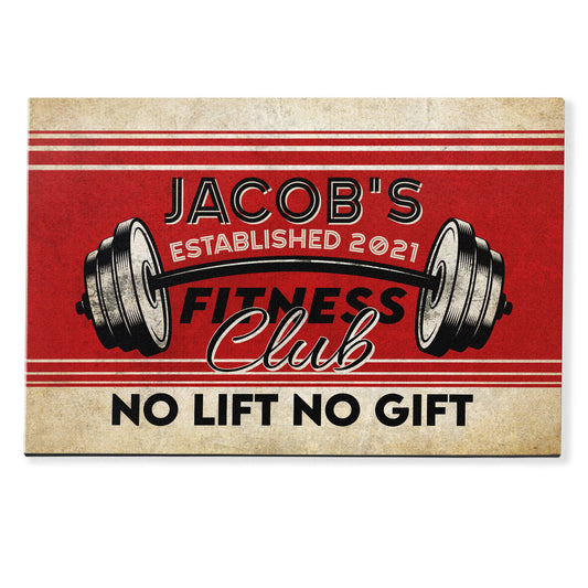 No Pain No Gain - Personalized Doormat - Christmas Gift For Fitness Club, Fitness Lovers