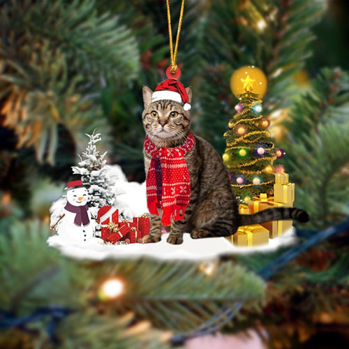 Godmerch- Ornament- Ocicat Cat Christmas Ornament Dog Ornament, Car Ornament, Christmas Ornament