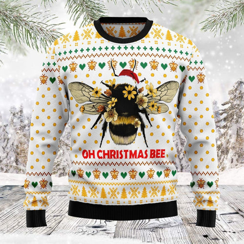 Oh Christmas Bee Bee Ugly Christmas Sweater 