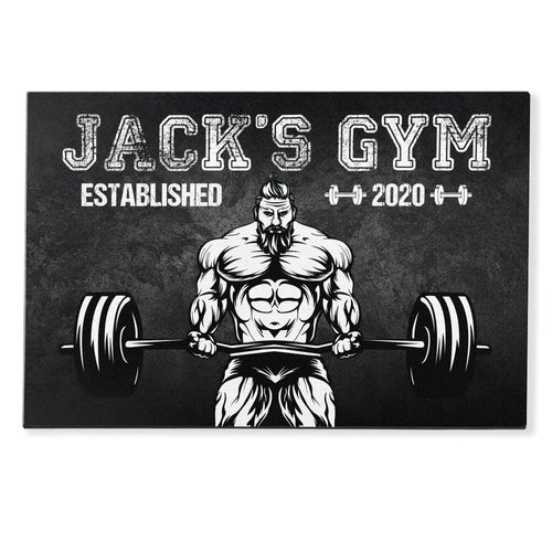 Old Man Gym Room - Personalized Doormat - Gift For Gymer - Old Man Lifting