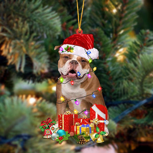 Old English Bulldog-Dog Be Christmas Tree Hanging Ornament