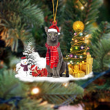 Godmerch- Ornament- Oriental Shorthair Cat Christmas Ornament Dog Ornament, Car Ornament, Christmas Ornament