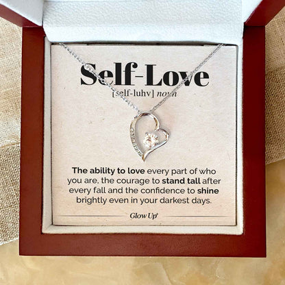 Forever Love Necklace - Self Love - Stand Tall - Forever Love Necklace Gift For Wife For Mom Gift For