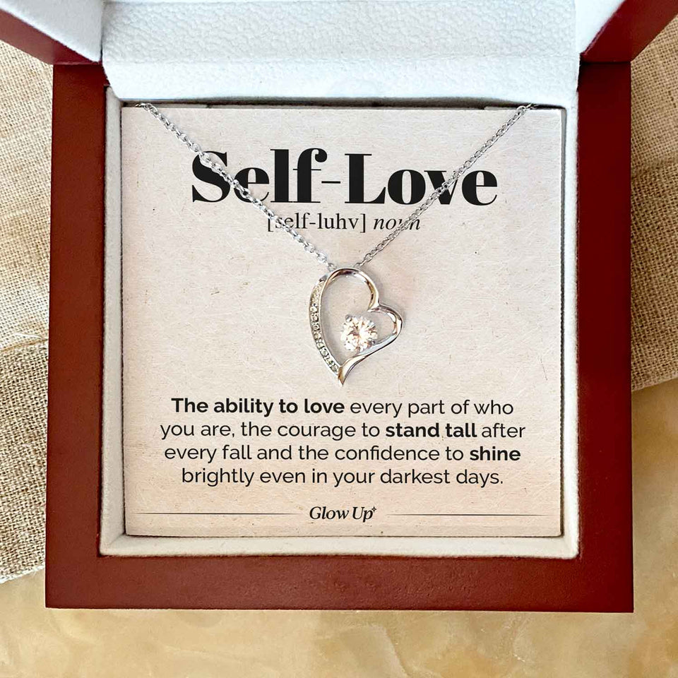 Forever Love Necklace - Self Love - Stand Tall - Forever Love Necklace Gift For Wife For Mom Gift For