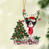Papillon 3-Christmas Tree Gift Hanging Ornament