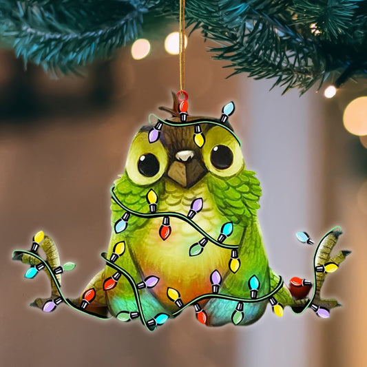 Godmerch- Ornament- Parrot Christmas Light Hanging Ornament Dog Ornament, Car Ornament, Christmas Ornament