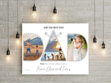 Personaliezd Canvas And Poster, Dad Photo Collage Canvas And Poster, Canvas Wall Art, Wall Decor Visual Art, Gift Father's Day