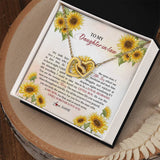 Personalized To My Daughter In Law Necklace from Mother In Law I Will Forever Love You Daughter In Law Jewelry Birthday Wedding Day Customized Message Card