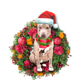 Godmerch- Ornament- Pit Bull Christmas Ornament, Happy Christmas Ornament, Car Ornament