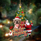 Godmerch- Ornament- Pitbull 2-Christmas Tree&Dog Hanging Ornament, Happy Christmas Ornament, Car Ornament
