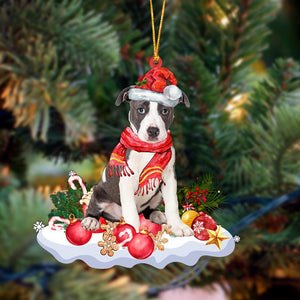 Godmerch- Ornament- Pitbull 2-Better Christmas Hanging Ornament, Happy Christmas Ornament, Car Ornament