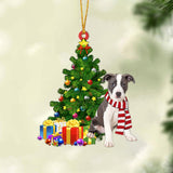 Godmerch- Ornament- Pitbull 3-Christmas Star Hanging Ornament, Happy Christmas Ornament, Car Ornament