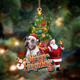 Godmerch- Ornament- Pitbull 4-Christmas Tree&Dog Hanging Ornament, Happy Christmas Ornament, Car Ornament