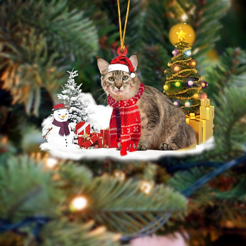 Godmerch- Ornament- Pixie-bob Cat Christmas Ornament Dog Ornament, Car Ornament, Christmas Ornament