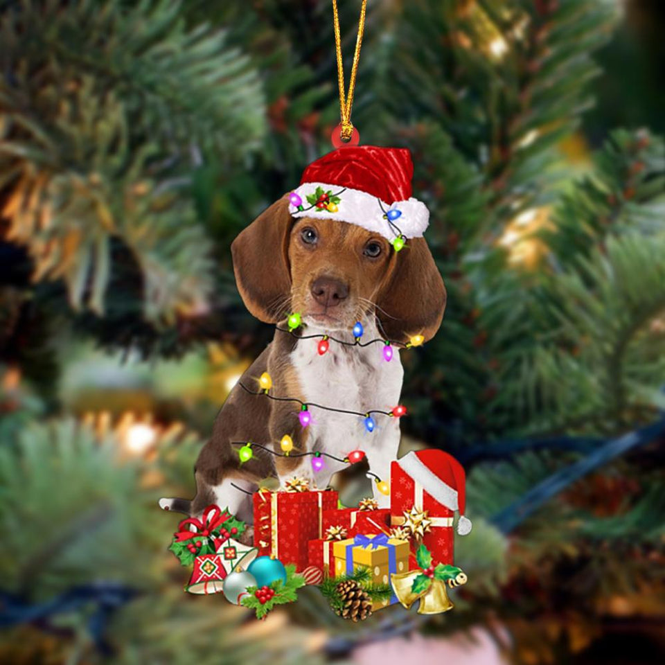 Ornament- Pocket Beagle-Dog Be Christmas Tree Hanging Ornament, Happy Christmas Ornament, Car Ornament