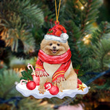 Godmerch- Ornament- Pomeranian 2-Better Christmas Hanging Ornament, Happy Christmas Ornament, Car Ornament