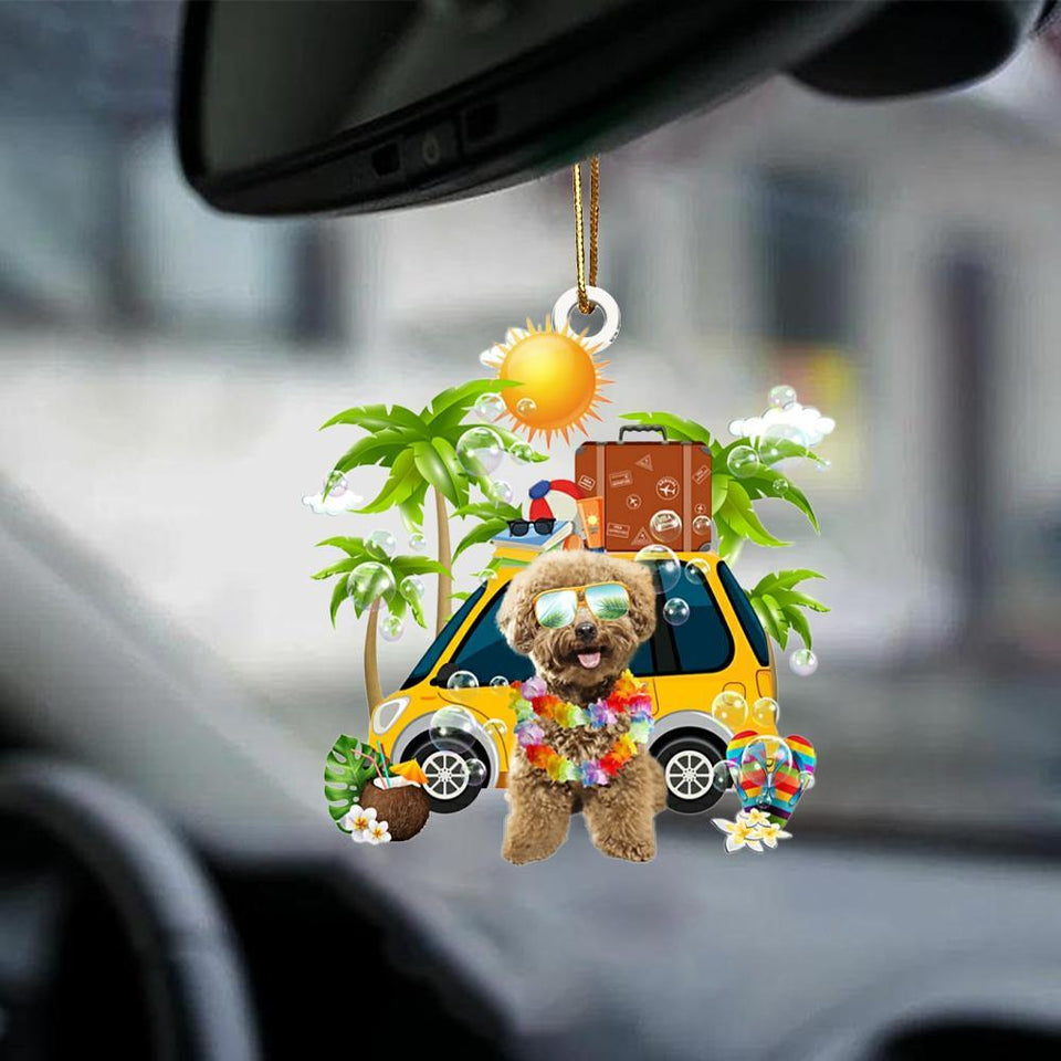 Poodle-Nice Summer-Two Sided Ornament
