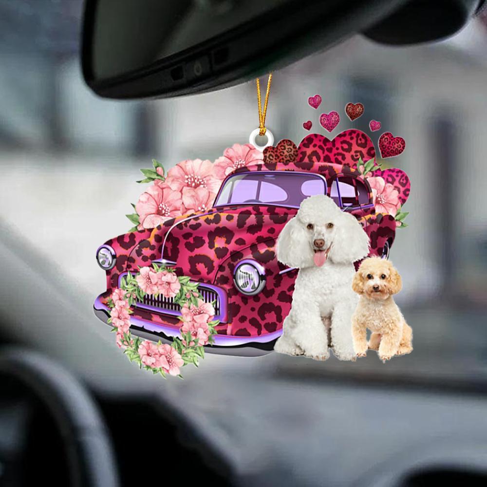 Poodle-Make My Life-Two Sided Ornament