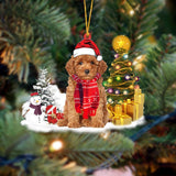 Godmerch- Ornament- Poodle Christmas Ornament Dog Ornament, Car Ornament, Christmas Ornament