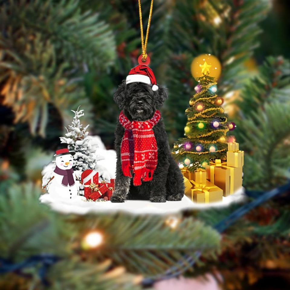 Godmerch- Ornament- Portuguese Water Dog Christmas Ornament Dog Ornament, Car Ornament, Christmas Ornament