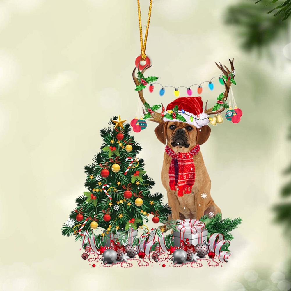 Puggle-Christmas Tree Gift Hanging Ornament