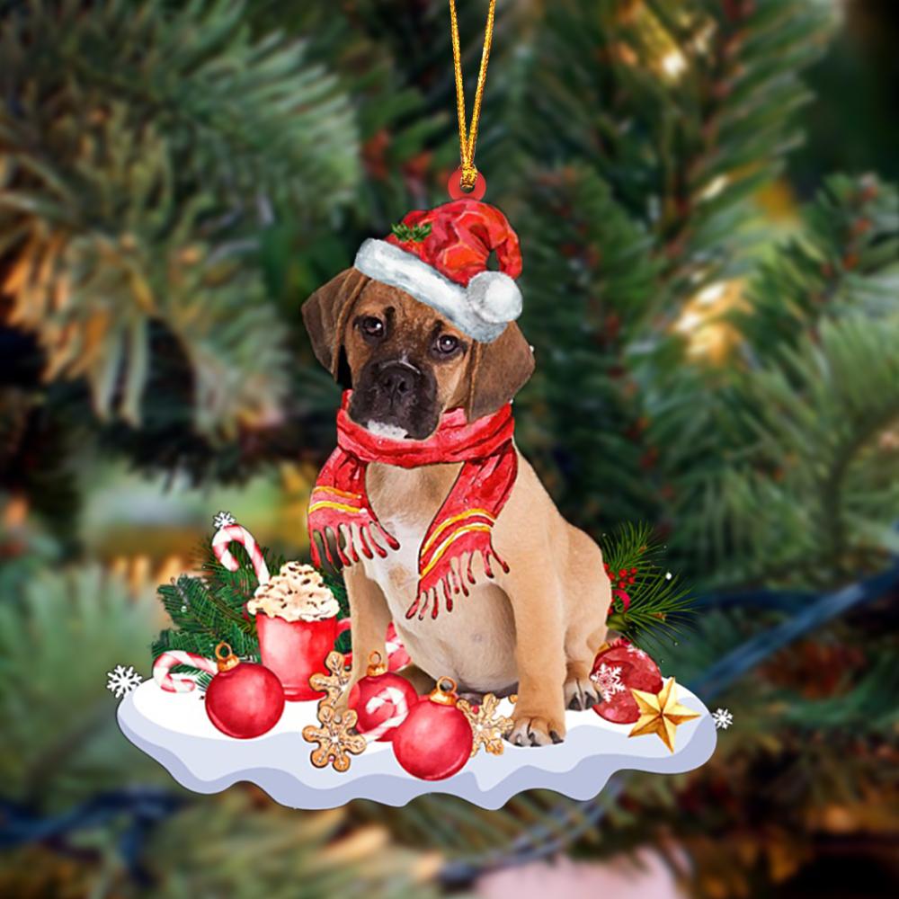 Godmerch- Ornament- Puggle 1-Better Christmas Hanging Ornament, Happy Christmas Ornament, Car Ornament
