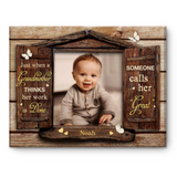 Great Grandma Pregnancy Announcement Great Grandma Again Canvas Great Grandmother Gift Christmas Gift For Great Grandmother