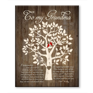 Grandma Gift, Nana Birthday Gift, Grandma Mothers Day Gift, Gift For Grandmother Canvas Print