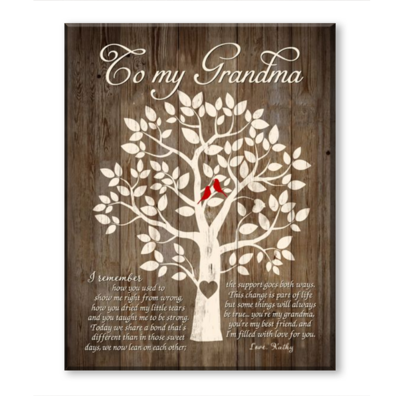 Grandma Gift, Nana Birthday Gift, Grandma Mothers Day Gift, Gift For Grandmother Canvas Print