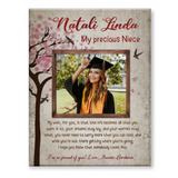 Graduation Gift For Niece, Graduation Gift For Her, Niece Graduation Canvas Gift