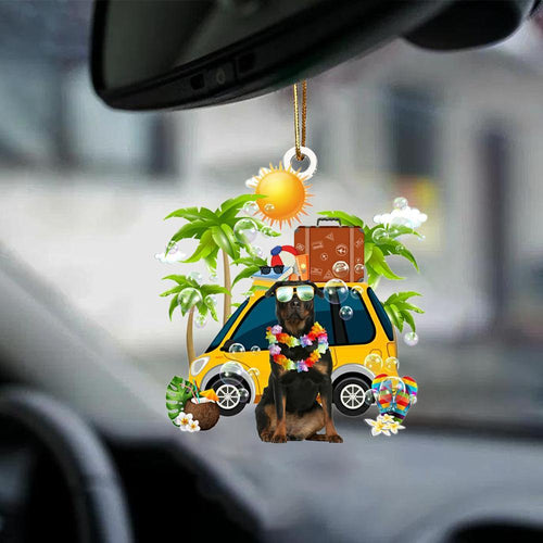 Rottweiler 2-Nice Summer-Two Sided Ornament