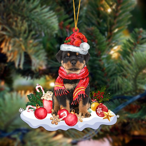 Rottweiler 2-Better Christmas Hanging Ornament