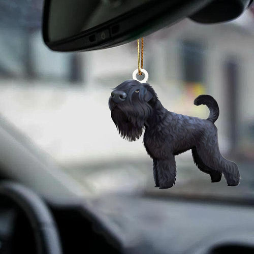 Rusian Black Terrier-Look At Me-Two Sided Ornament
