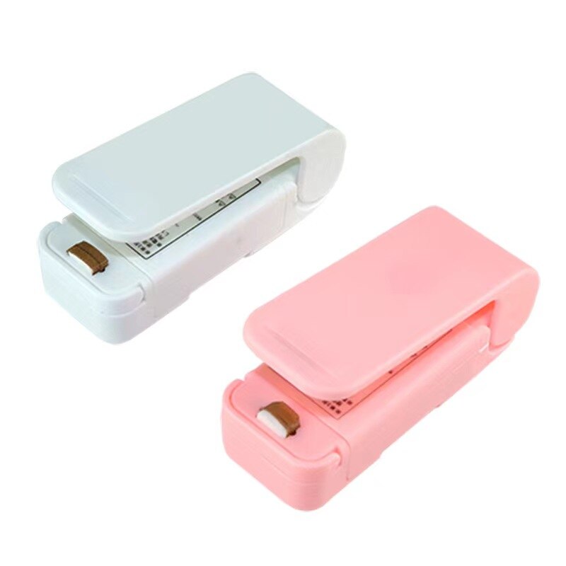 Mini Heat Bag Sealing Machine, Package Sealer Bags Thermal Plastic Food, Bag Closure Portable Sealer Packing, Kitchen Accessories