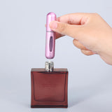 5/8ml Portable Mini Refillable Perfume Atomizer - Travel-size Aluminum Spray Bottle for Perfume